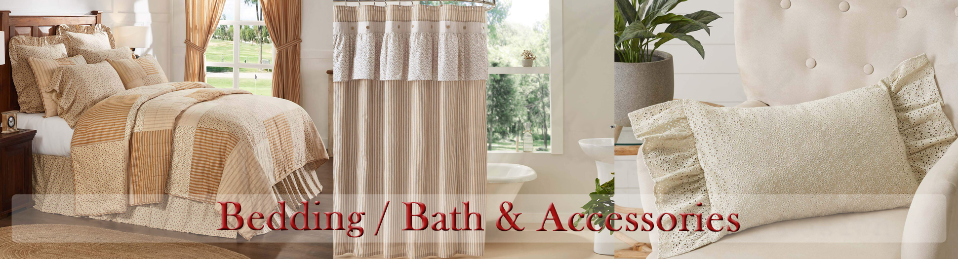 Quilts, Bedding Accessories And Bath By VHC Brands