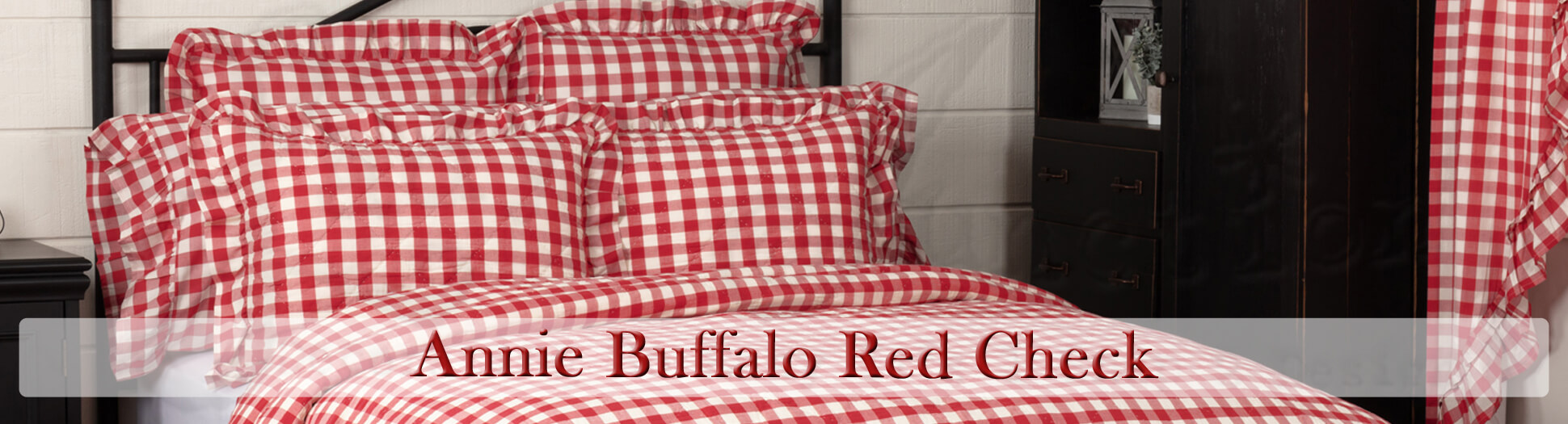 Shop Annie Buffalo Check Red by VHC Brands