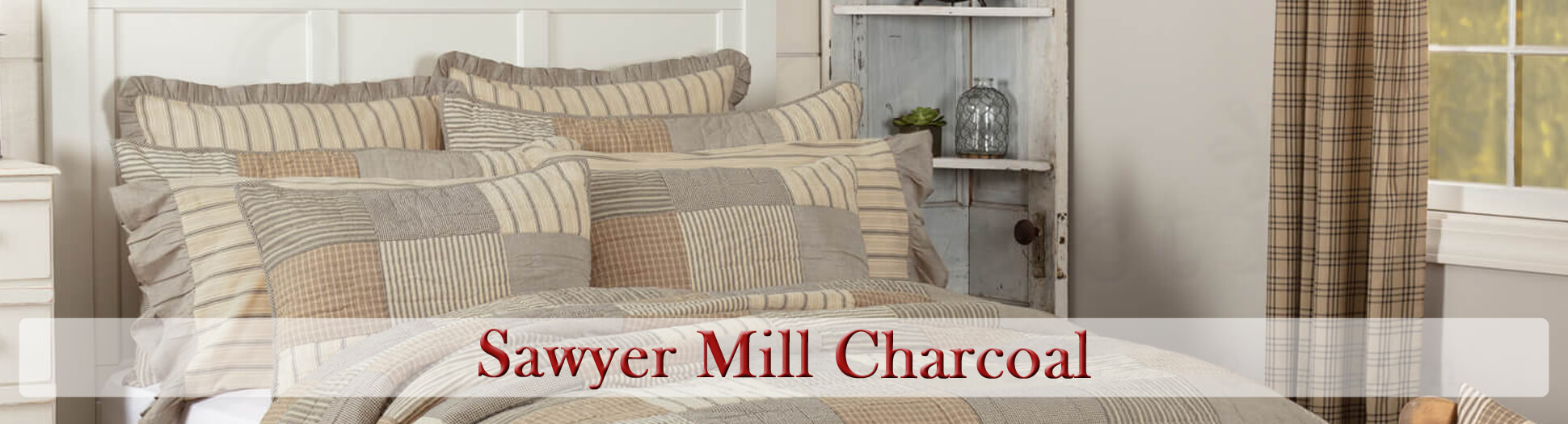 Shop Sawyer Mill Charcoal by VHC Brands