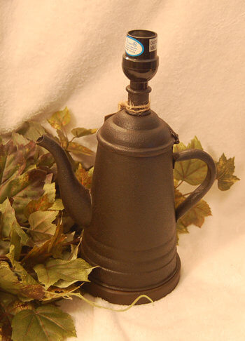 Coffeepot Lamp Black