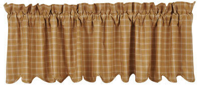 Amherst Valance Scalloped Lined 16x72