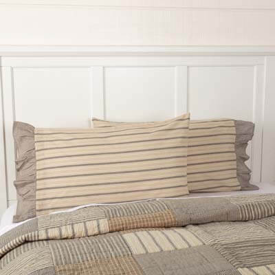 Sawyer Mill Charcoal Standard Pillow Case Set of 2 21x30