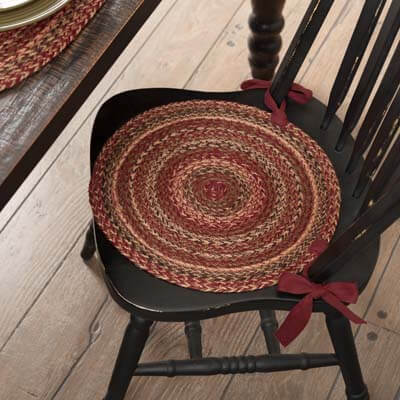 Cider Mill Jute Chair Pad Set of 6
