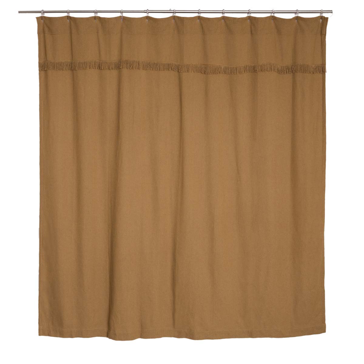 Burlap Antique White Shower Curtain 72x72:Bedding and Bath ...