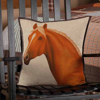 Rory Horse Pillow 18x18
