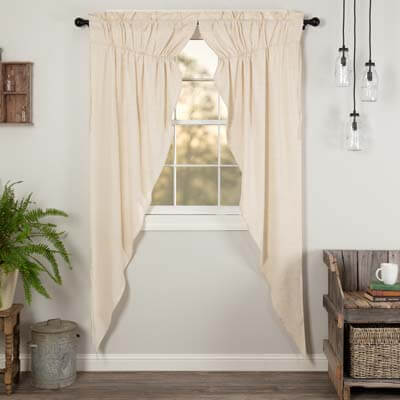 Simple Life Flax Natural Prairie Long Panel Set of 2 84x36x18