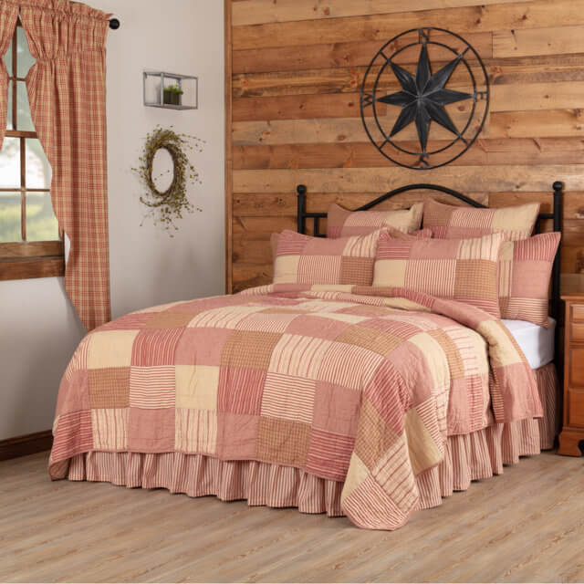 Sawyer Mill Red Luxury King Quilt 120Wx105L