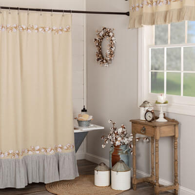 Ashmont Cotton Shower Curtain 72x72